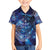 North Island Kokako and South Island Kokako Kid Hawaiian Shirt New Zealand Native Bird with Galaxy Vibe