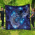 North Island Kokako and South Island Kokako Quilt New Zealand Native Bird with Galaxy Vibe