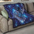 North Island Kokako and South Island Kokako Quilt New Zealand Native Bird with Galaxy Vibe