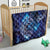 North Island Kokako and South Island Kokako Quilt New Zealand Native Bird with Galaxy Vibe