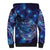 North Island Kokako and South Island Kokako Sherpa Hoodie New Zealand Native Bird with Galaxy Vibe