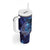 North Island Kokako and South Island Kokako Tumbler With Handle New Zealand Native Bird with Galaxy Vibe