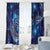 North Island Kokako and South Island Kokako Window Curtain New Zealand Native Bird with Galaxy Vibe