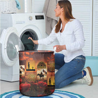 ANZAC Day Film Reel Lest We Forget Laundry Basket Australia NZ Memorial LT9 - Polynesian Pride