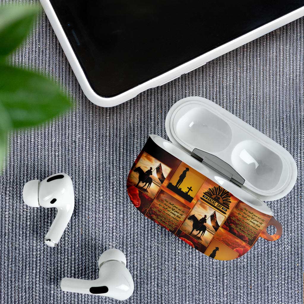 ANZAC Day Film Reel Lest We Forget AirPods Case Australia NZ Memorial LT9 - Polynesian Pride