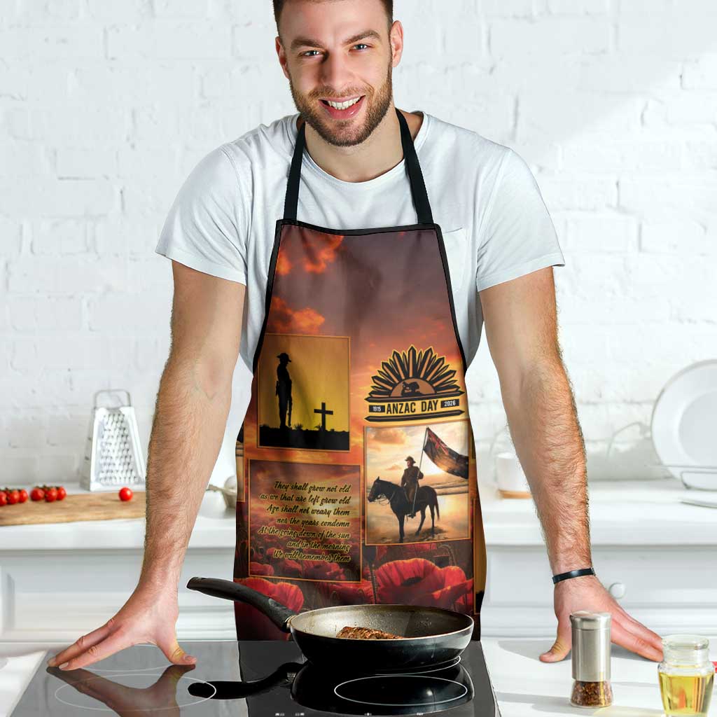 ANZAC Day Film Reel Lest We Forget Apron Australia NZ Memorial LT9 - Polynesian Pride