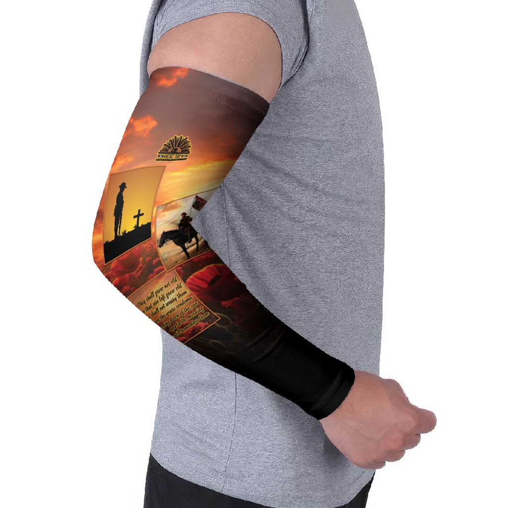 ANZAC Day Film Reel Lest We Forget Arm Sleeves Australia NZ Memorial LT9 - Polynesian Pride