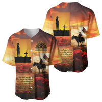 ANZAC Day Film Reel Lest We Forget Baseball Jersey Australia NZ Memorial LT9 - Polynesian Pride