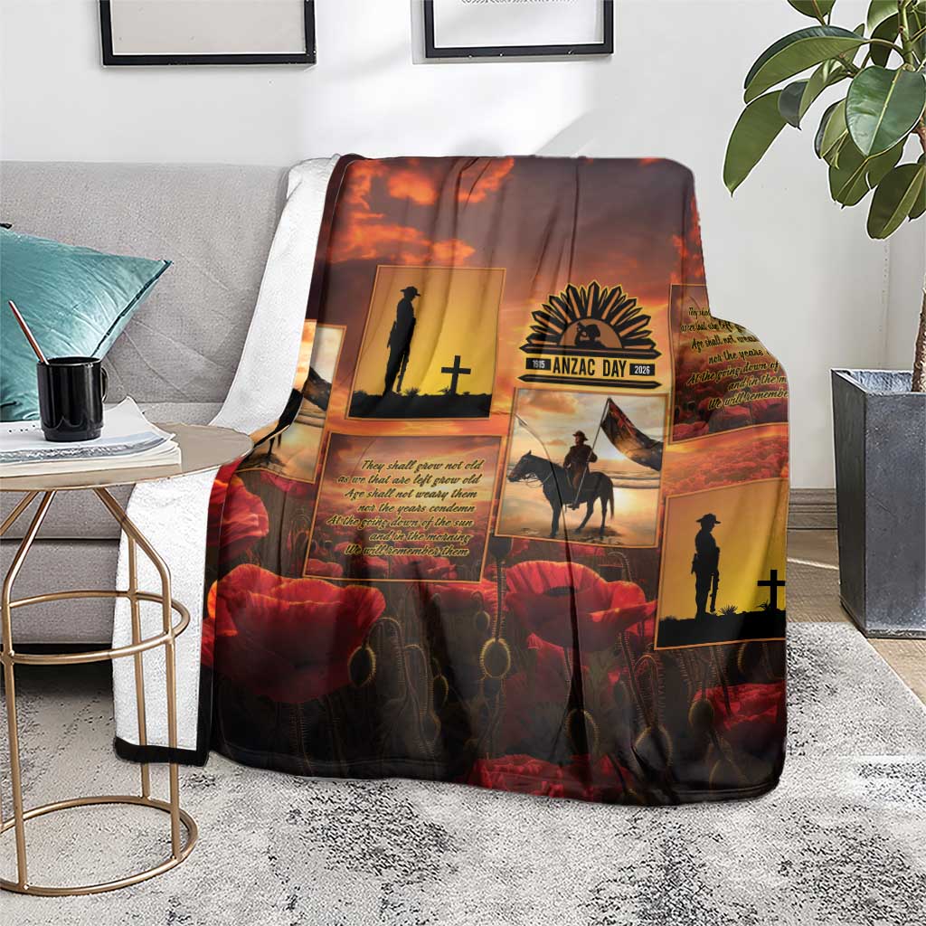 ANZAC Day Film Reel Lest We Forget Blanket Australia NZ Memorial LT9 - Polynesian Pride