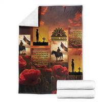 ANZAC Day Film Reel Lest We Forget Blanket Australia NZ Memorial LT9 - Polynesian Pride