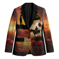 ANZAC Day Film Reel Lest We Forget Blazer Australia NZ Memorial LT9 Unisex Red - Polynesian Pride