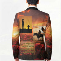 ANZAC Day Film Reel Lest We Forget Blazer Australia NZ Memorial LT9 - Polynesian Pride
