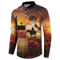 ANZAC Day Film Reel Lest We Forget Button Sweatshirt Australia NZ Memorial LT9 - Polynesian Pride