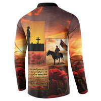 ANZAC Day Film Reel Lest We Forget Button Sweatshirt Australia NZ Memorial LT9 - Polynesian Pride