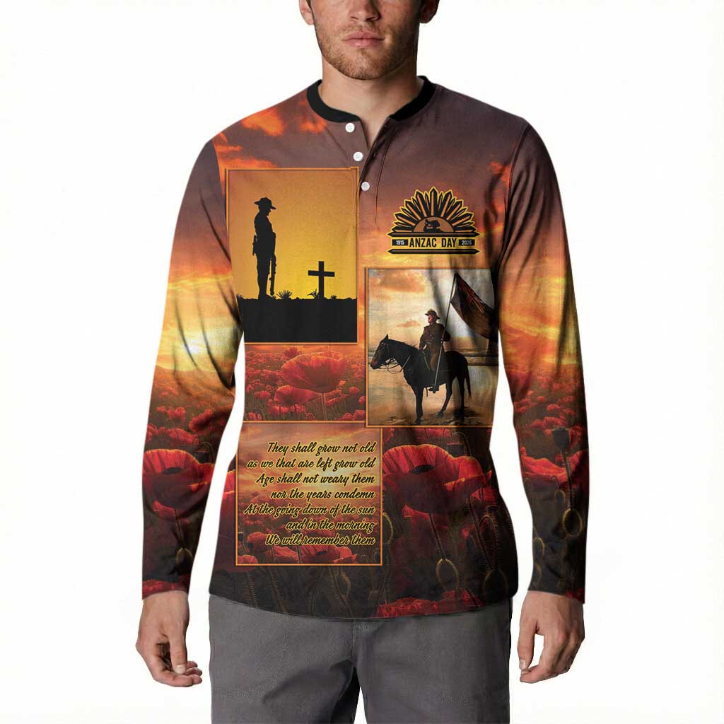 ANZAC Day Film Reel Lest We Forget Button Sweatshirt Australia NZ Memorial LT9 - Polynesian Pride