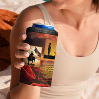 ANZAC Day Film Reel Lest We Forget 4 in 1 Can Cooler Tumbler Australia NZ Memorial LT9 - Polynesian Pride