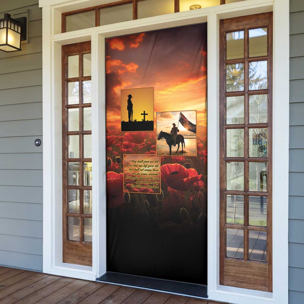 ANZAC Day Film Reel Lest We Forget Door Cover Australia NZ Memorial LT9 - Polynesian Pride