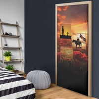 ANZAC Day Film Reel Lest We Forget Door Cover Australia NZ Memorial LT9 - Polynesian Pride