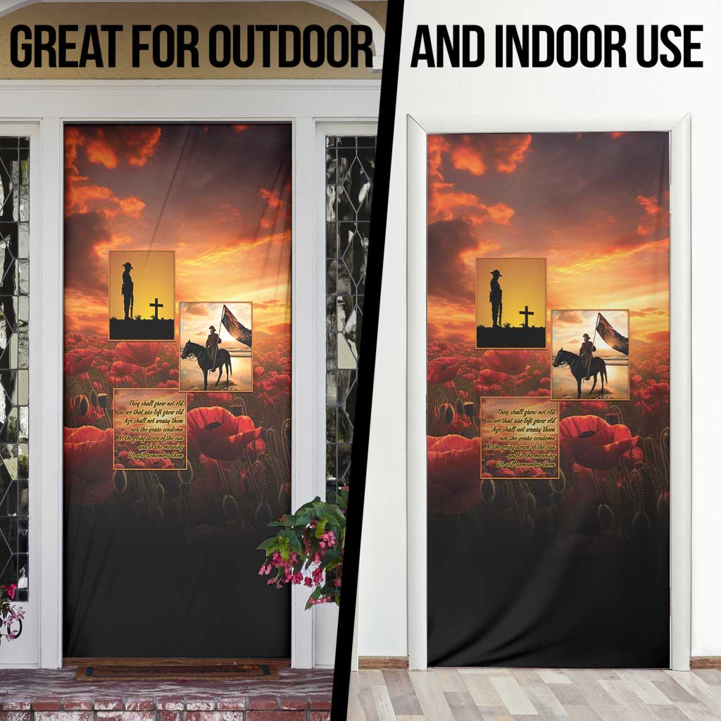 ANZAC Day Film Reel Lest We Forget Door Cover Australia NZ Memorial LT9 - Polynesian Pride
