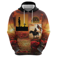 ANZAC Day Film Reel Lest We Forget Hoodie Australia NZ Memorial LT9 - Polynesian Pride