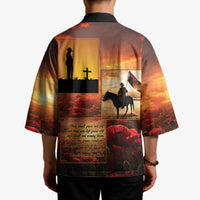 ANZAC Day Film Reel Lest We Forget Kimono Australia NZ Memorial