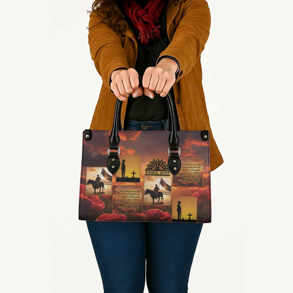ANZAC Day Film Reel Lest We Forget Leather Bag Australia NZ Memorial LT9 - Polynesian Pride
