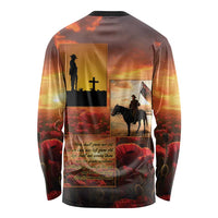 ANZAC Day Film Reel Lest We Forget Long Sleeve Shirt Australia NZ Memorial LT9 - Polynesian Pride