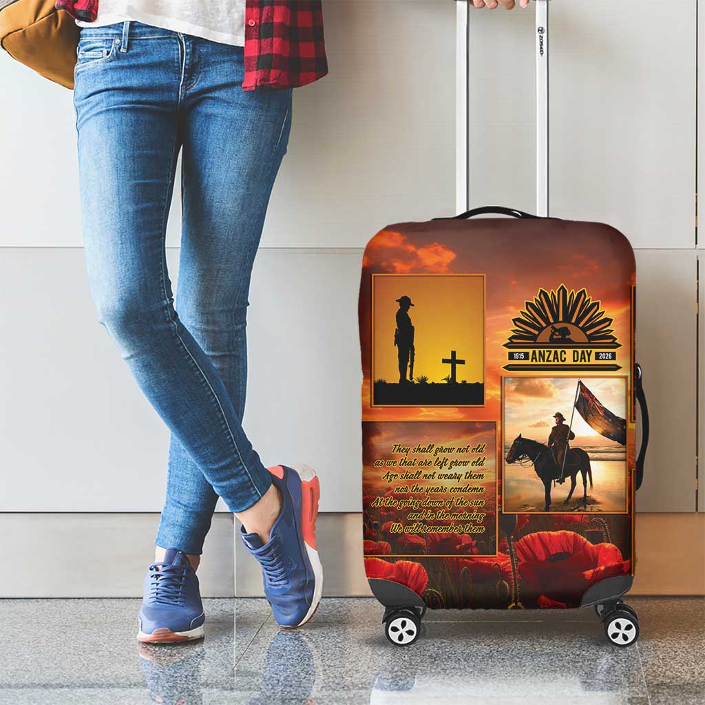 ANZAC Day Film Reel Lest We Forget Luggage Cover Australia NZ Memorial LT9 - Polynesian Pride
