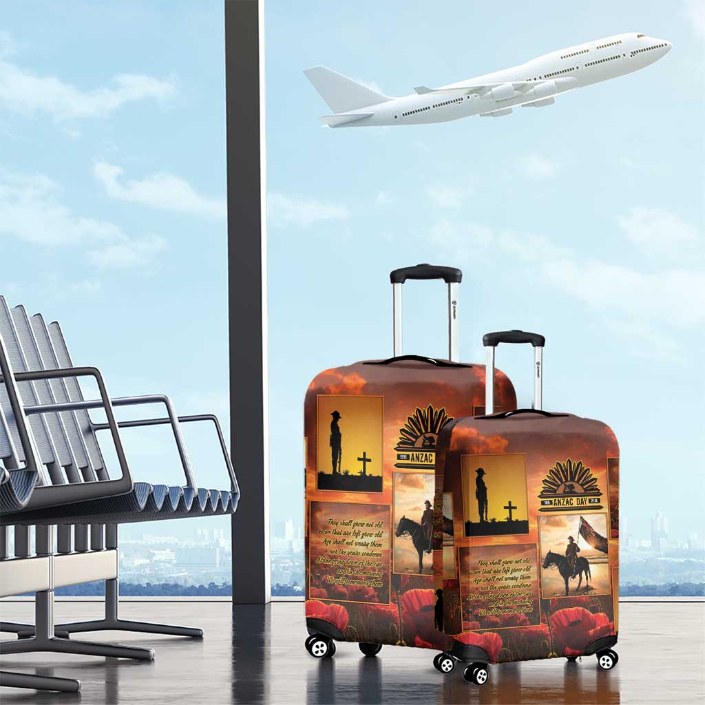 ANZAC Day Film Reel Lest We Forget Luggage Cover Australia NZ Memorial LT9 - Polynesian Pride