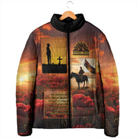 ANZAC Day Film Reel Lest We Forget Padded Jacket Australia NZ Memorial LT9 - Polynesian Pride