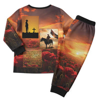 ANZAC Day Film Reel Lest We Forget Pajama Set Australia NZ Memorial LT9 - Polynesian Pride