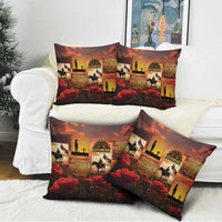ANZAC Day Film Reel Lest We Forget Pillow Cover Australia NZ Memorial LT9 - Polynesian Pride