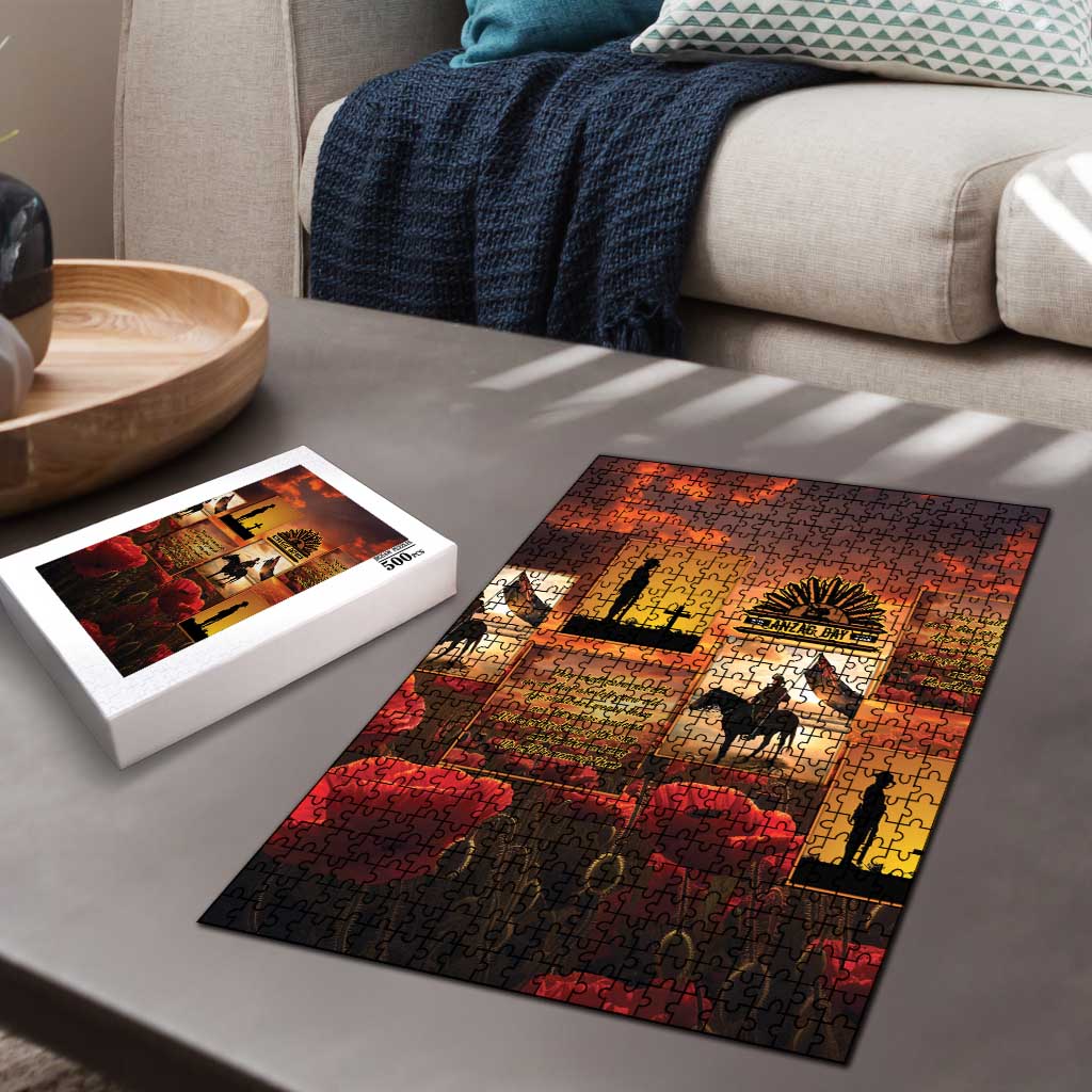 ANZAC Day Film Reel Lest We Forget Puzzle Australia NZ Memorial