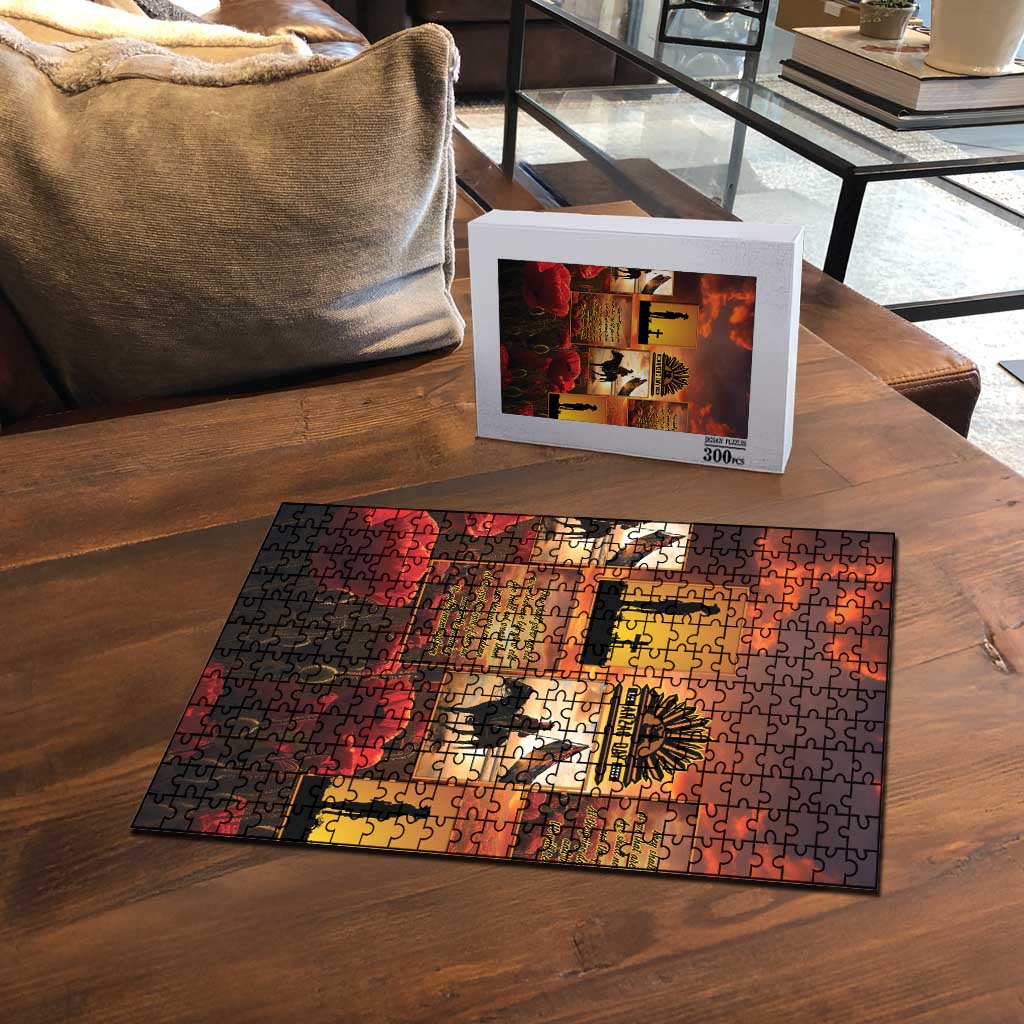 ANZAC Day Film Reel Lest We Forget Puzzle Australia NZ Memorial