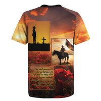 ANZAC Day Film Reel Lest We Forget Rugby Jersey Australia NZ Memorial