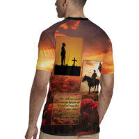 ANZAC Day Film Reel Lest We Forget Rugby Jersey Australia NZ Memorial
