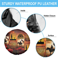 ANZAC Day Film Reel Lest We Forget Spare Tire Cover Australia NZ Memorial LT9 - Polynesian Pride