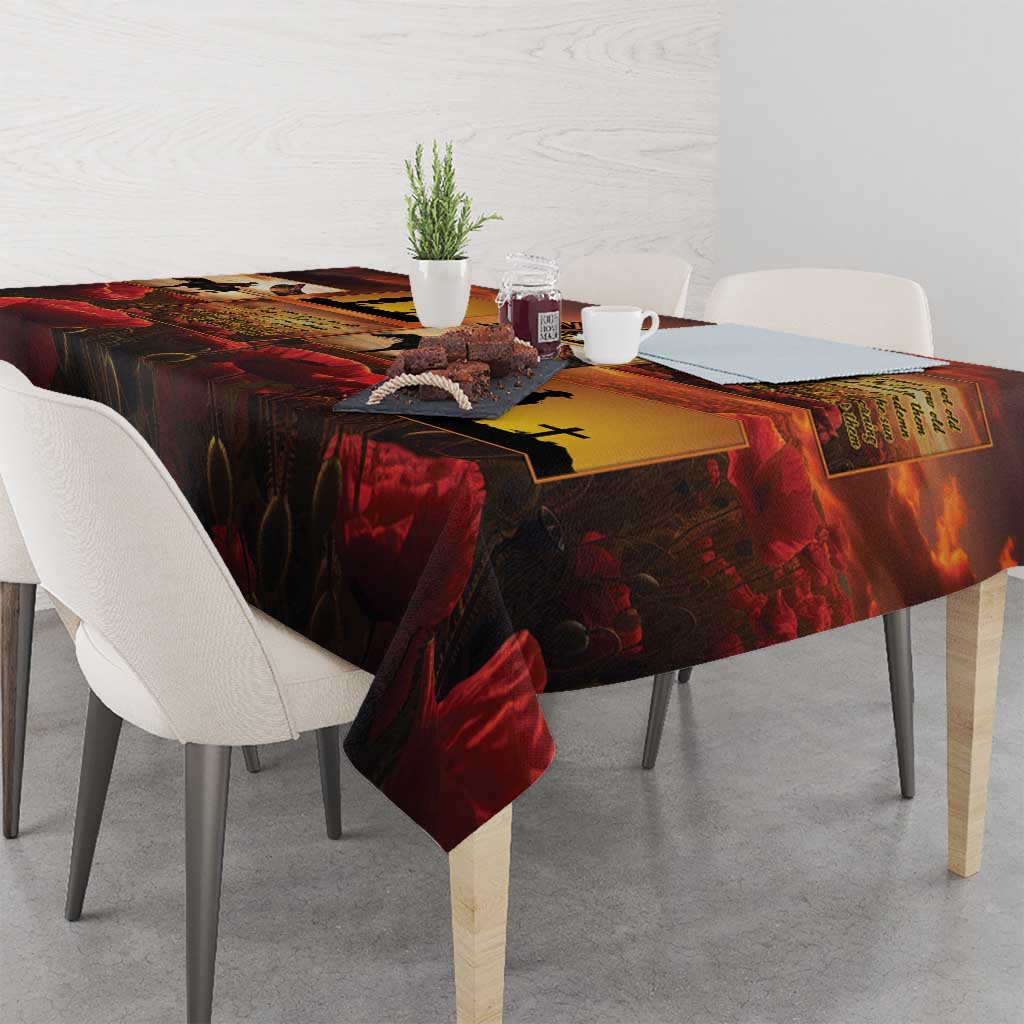 ANZAC Day Film Reel Lest We Forget Tablecloth Australia NZ Memorial LT9 - Polynesian Pride