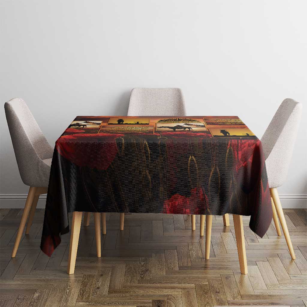 ANZAC Day Film Reel Lest We Forget Tablecloth Australia NZ Memorial LT9 - Polynesian Pride