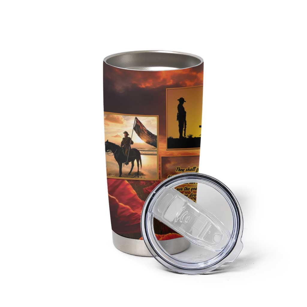ANZAC Day Film Reel Lest We Forget Tumbler Cup Australia NZ Memorial LT9 - Polynesian Pride