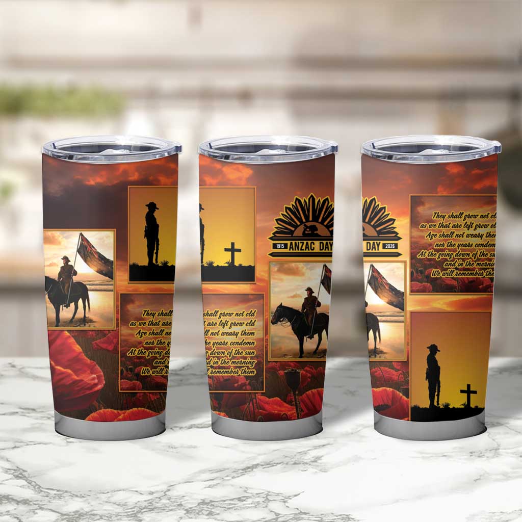 ANZAC Day Film Reel Lest We Forget Tumbler Cup Australia NZ Memorial LT9 - Polynesian Pride