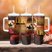 ANZAC Day Film Reel Lest We Forget Tumbler With Handle Australia NZ Memorial LT9 - Polynesian Pride