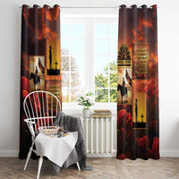 ANZAC Day Film Reel Lest We Forget Window Curtain Australia NZ Memorial LT9 - Polynesian Pride
