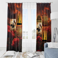 ANZAC Day Film Reel Lest We Forget Window Curtain Australia NZ Memorial LT9 - Polynesian Pride