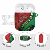 Personalised Cook Islands ANZAC 1915-2026 Filmstrip AirPods Case Lest We Forget 25 April LT9 - Polynesian Pride
