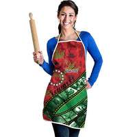 Personalised Cook Islands ANZAC 1915-2026 Filmstrip Apron Lest We Forget 25 April LT9 - Polynesian Pride