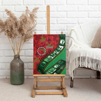 Personalised Cook Islands ANZAC 1915-2026 Filmstrip Canvas Wall Art Lest We Forget 25 April LT9 - Polynesian Pride