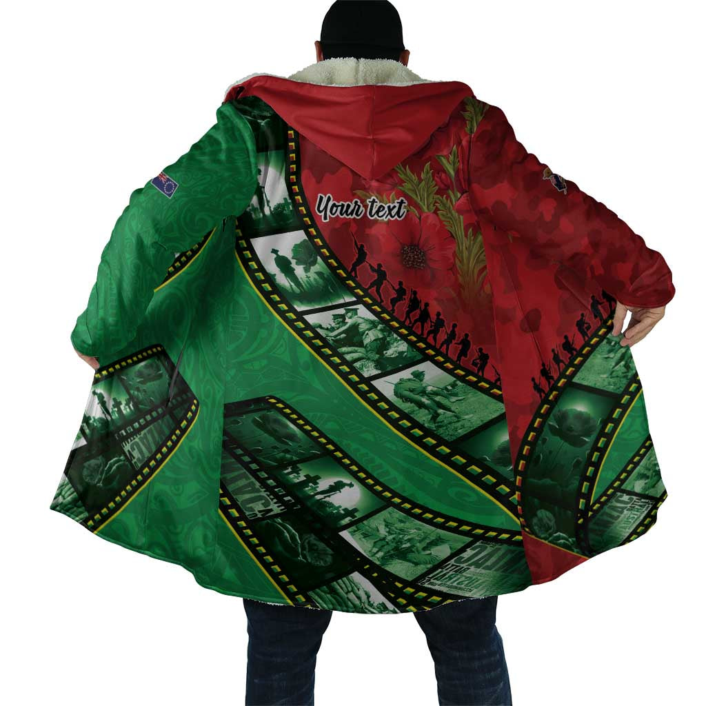 Personalised Cook Islands ANZAC 1915-2026 Filmstrip Cloak Lest We Forget 25 April LT9 - Polynesian Pride