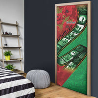 Personalised Cook Islands ANZAC 1915-2026 Filmstrip Door Cover Lest We Forget 25 April