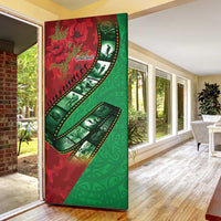 Personalised Cook Islands ANZAC 1915-2026 Filmstrip Door Cover Lest We Forget 25 April